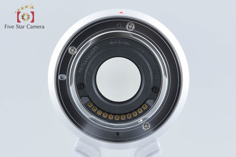 Panasonic LUMIX G 25mm f/1.7 ASPH. H-H025 Silver
