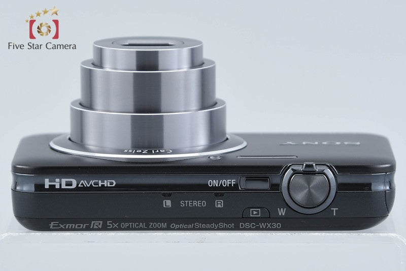 SONY Cyber-shot DSC-WX30 Black 16.2 MP Digital Camera [Japanese Language Only]