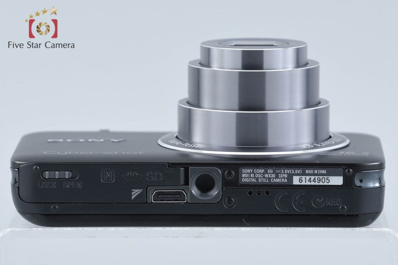 SONY Cyber-shot DSC-WX30 Black 16.2 MP Digital Camera [Japanese Language Only]