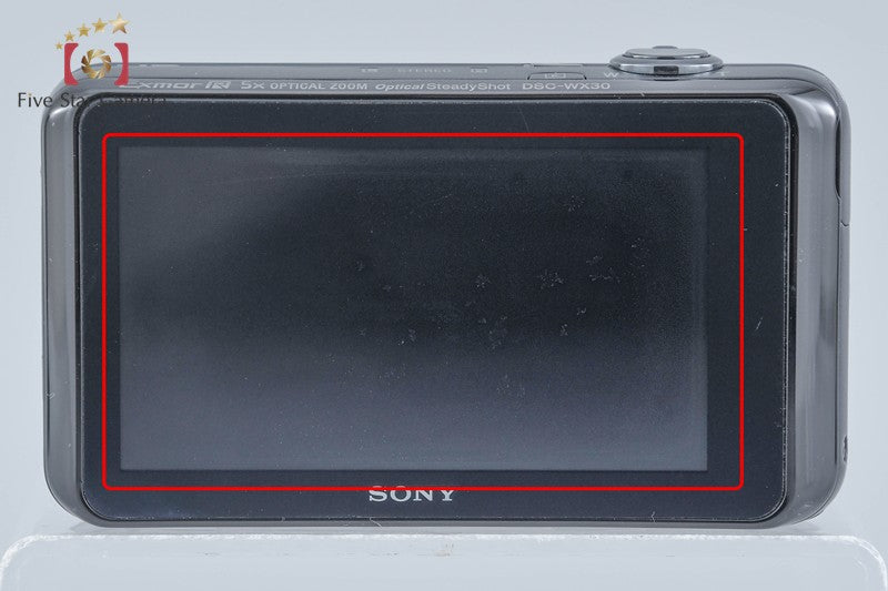 SONY Cyber-shot DSC-WX30 Black 16.2 MP Digital Camera [Japanese Language Only]