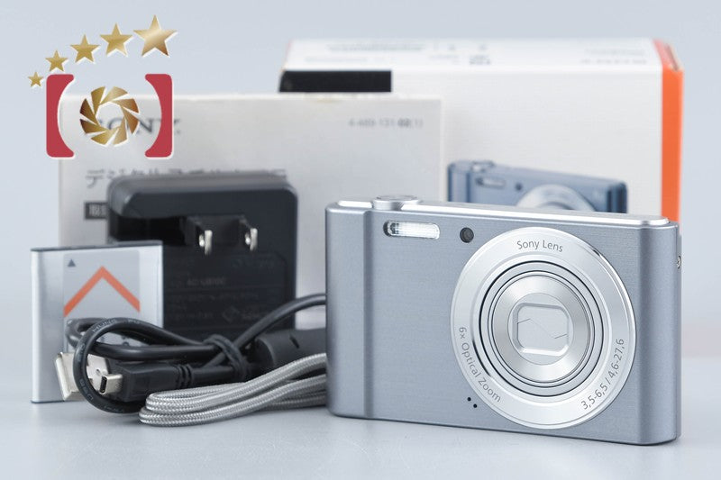 Sony Cyber-Shot DSC-W810 Silver 20.1 MP Digital Camera [Japanese Language Only]