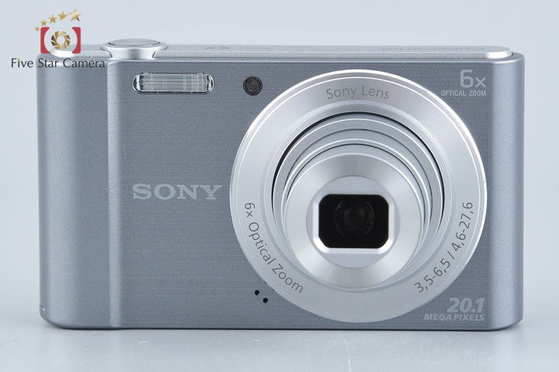 Sony Cyber-Shot DSC-W810 Silver 20.1 MP Digital Camera [Japanese Language Only]