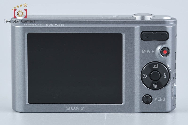 Sony Cyber-Shot DSC-W810 Silver 20.1 MP Digital Camera [Japanese Language Only]