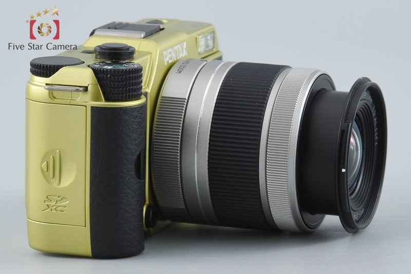 "Shutter count 2,970" PENTAX Q7 Yellow Green 12.4 MP Digital Camera 5-15 Lens
