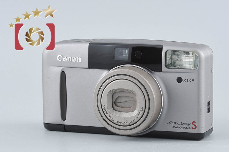 Canon Autoboy S PANORAMA Greige Titanium 35mm Point & Shoot Film Camer