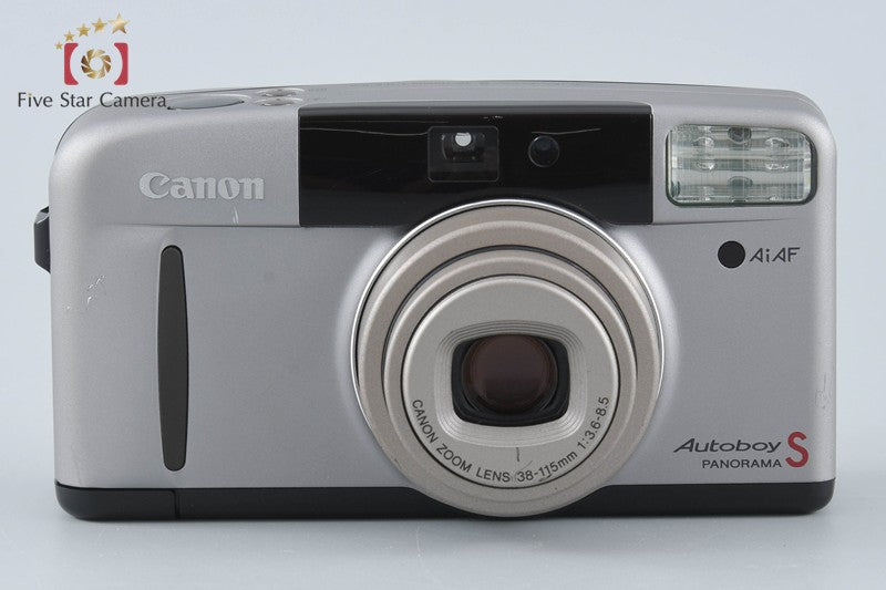 Canon Autoboy S PANORAMA Greige Titanium 35mm Point & Shoot Film Camera