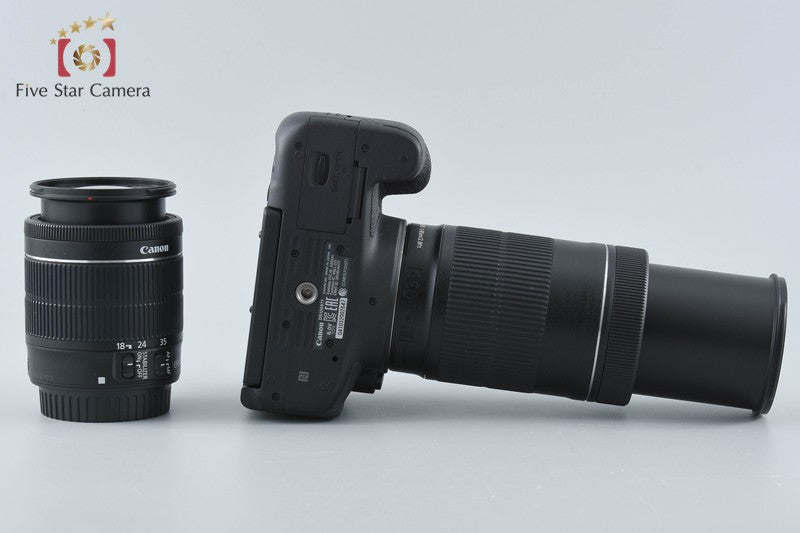 Canon EOS Kiss X8i / Rebel T6i / 750D 24.2 MP DSLR EF-S 18-55 55-250 Lenses