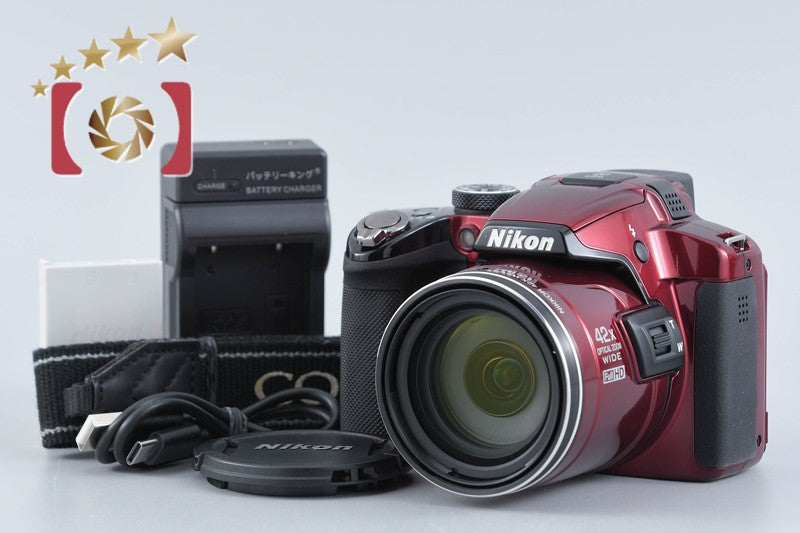 Nikon COOLPIX P510 Red 16.1 MP Digital Camera