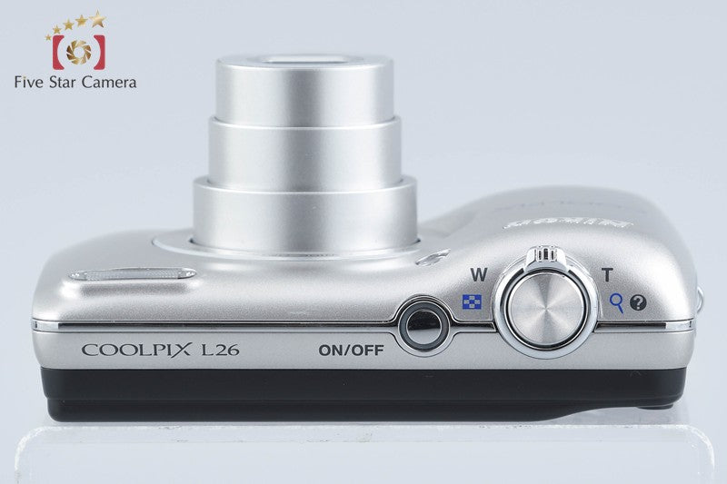 Nikon COOLPIX L26 Silver 16.1 MP Digital Camera