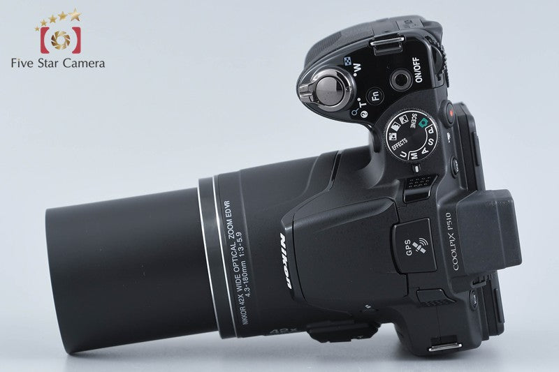 Nikon COOLPIX P510 Black 16.1 MP Digital Camera from Japan
