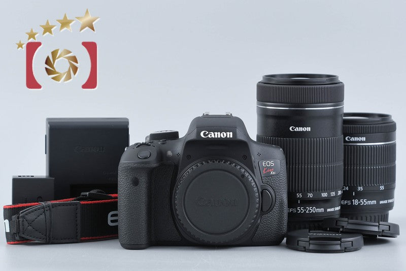 "Count 127" Canon EOS Kiss X8i / Rebel T6i / 750D 24.2 MP 18-55 55-250 Lenses