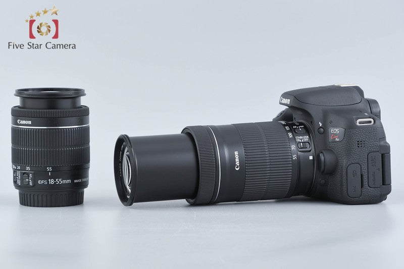 "Count 127" Canon EOS Kiss X8i / Rebel T6i / 750D 24.2 MP 18-55 55-250 Lenses