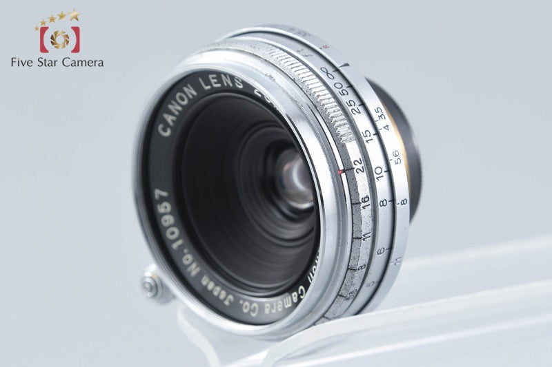 Canon 25mm f/3.5 Leica Thread Mount Lens ｗ/ Viewfinder