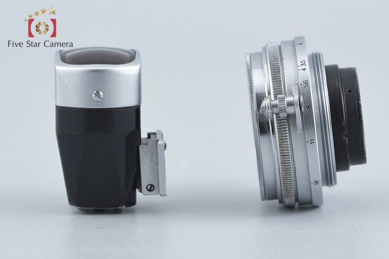 Canon 25mm f/3.5 Leica Thread Mount Lens ｗ/ Viewfinder