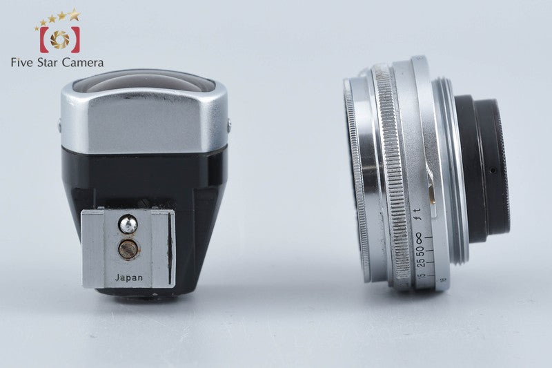 Canon 25mm f/3.5 Leica Thread Mount Lens ｗ/ Viewfinder