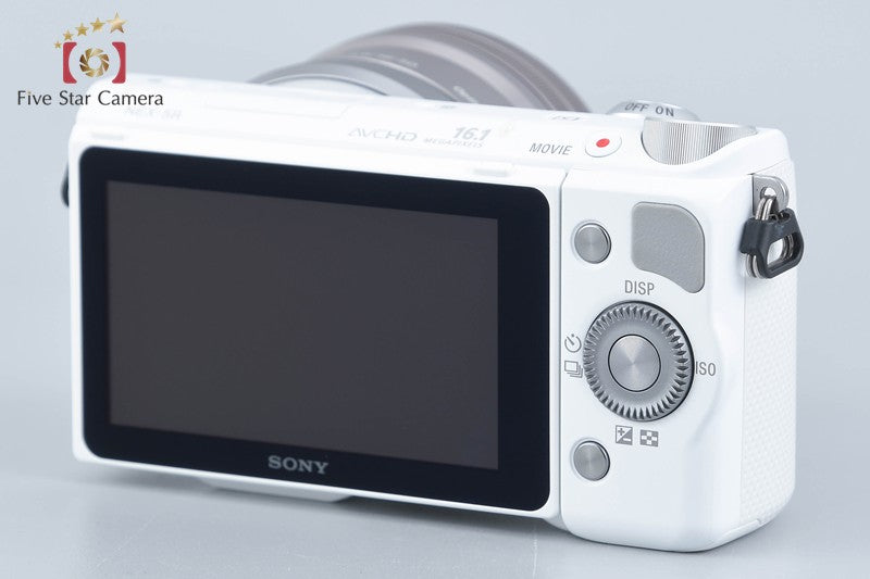 "Count 2,840" Sony α NEX-5R White 16.1 MP 16-50 Lens [Japanese Language Only]