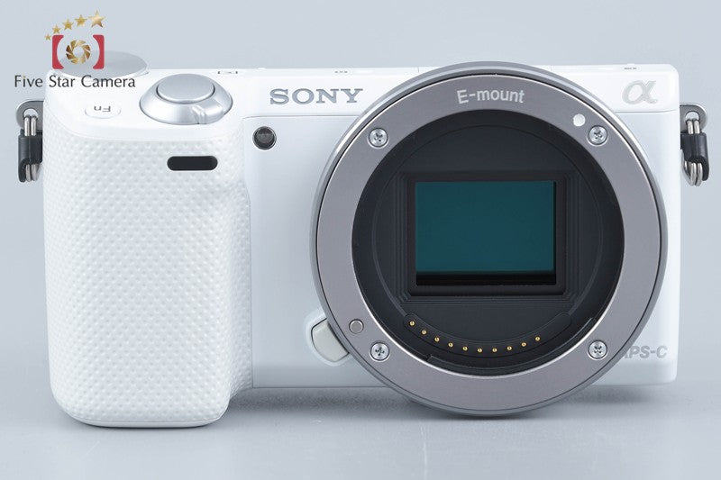 "Count 2,840" Sony α NEX-5R White 16.1 MP 16-50 Lens [Japanese Language Only]