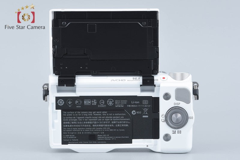 "Count 2,840" Sony α NEX-5R White 16.1 MP 16-50 Lens [Japanese Language Only]