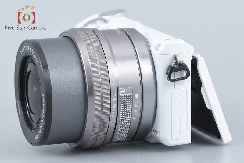 "Count 2,840" Sony α NEX-5R White 16.1 MP 16-50 Lens [Japanese Language Only]