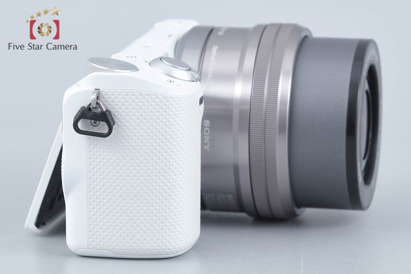 "Count 2,840" Sony α NEX-5R White 16.1 MP 16-50 Lens [Japanese Language Only]