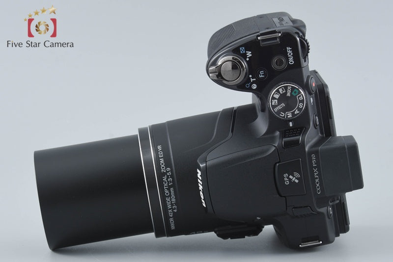 Nikon COOLPIX P510 Black 16.1 MP Digital Camera from Japan
