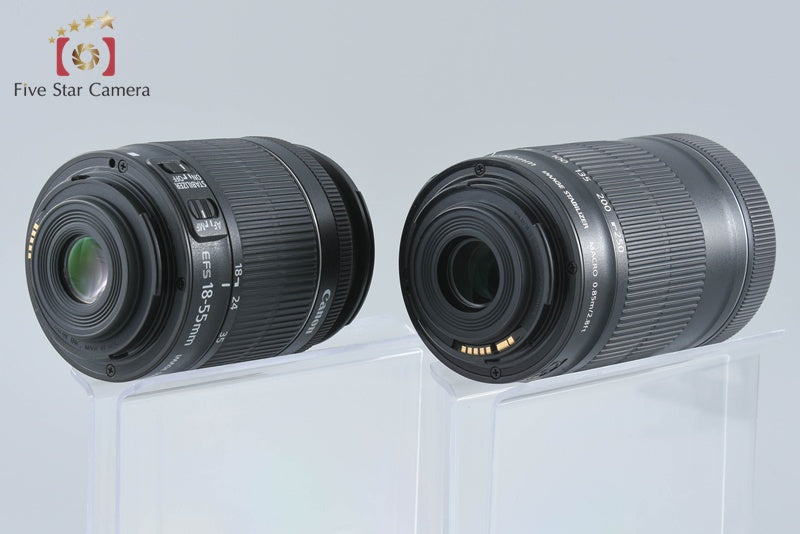 Canon EOS Kiss X7i / Rebel T5i / 700D 18.0 MP 18-55 55-250 Lenses