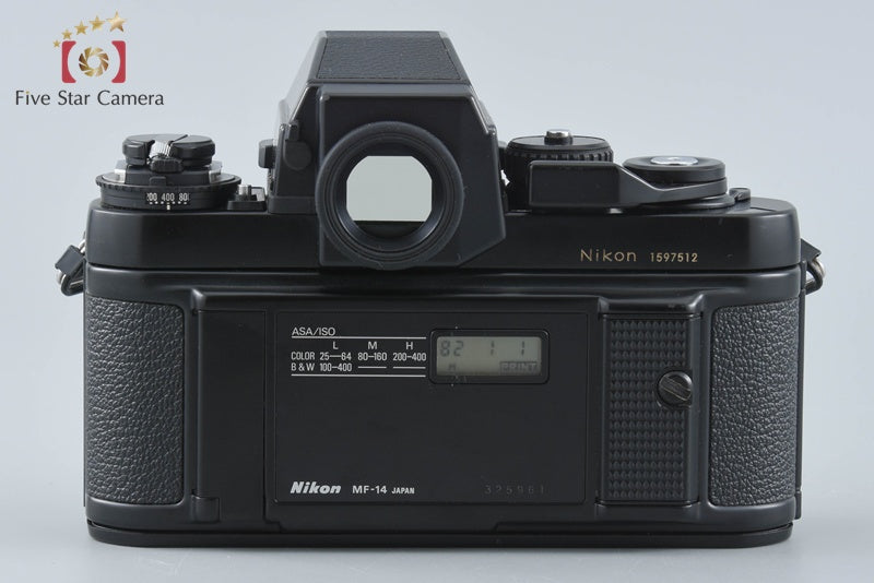 Nikon F3 HP 35mm SLR Film Camera Body w/ MF-14 Data Back