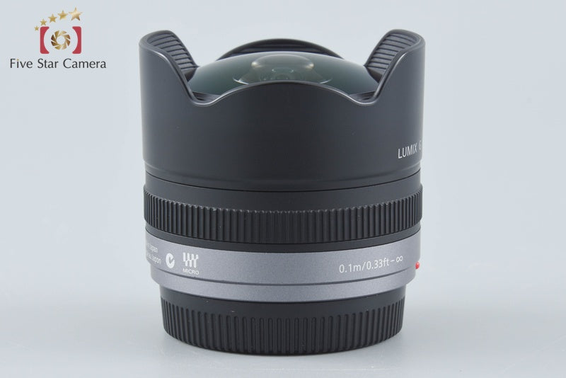 Panasonic LUMIX G FISHEYE 8mm f/3.5 H-F008 w/ Box from Japan