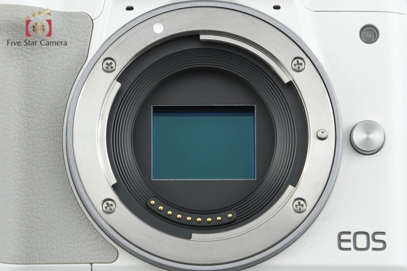 Canon EOS Kiss M2 White 24.1 MP Digital Mirrorless Camera Body