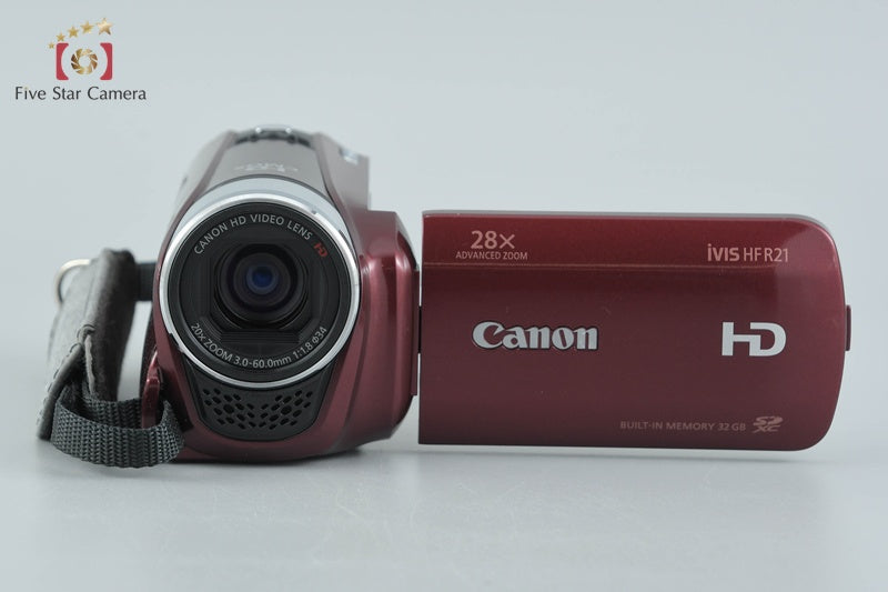 Canon iVIS HF R21 Red Full HD Digital Camcorder