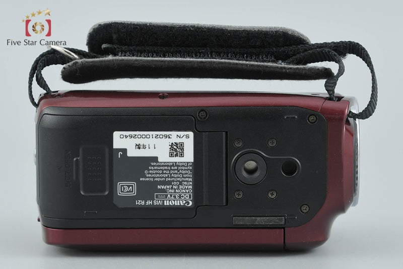 Canon iVIS HF R21 Red Full HD Digital Camcorder