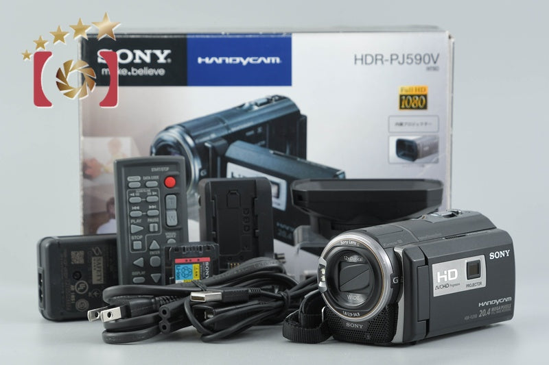 Sony Handycam HDR-PJ590V Digital Camcorder w/ Box [Japanese Language Only]