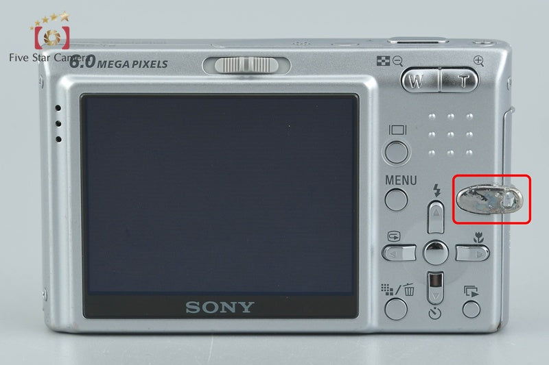 Sony Cyber-Shot DSC-T9 Silver 6.0 MP Digital Camera [Japanese Language Only]