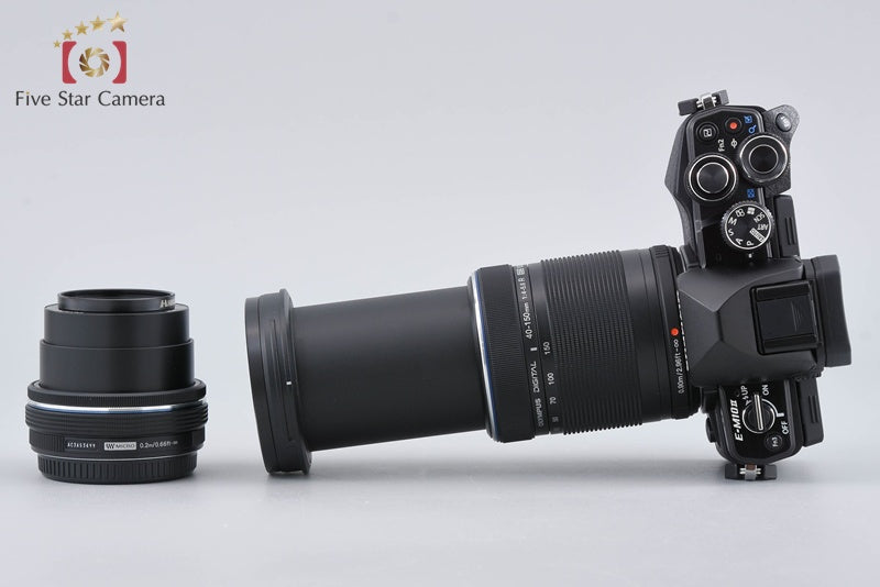 "Count 481" Olympus OM-D E-M10 Mark II Black 16.1 MP 14-42 40-150 Lenses