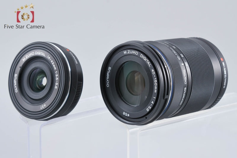 "Count 481" Olympus OM-D E-M10 Mark II Black 16.1 MP 14-42 40-150 Lenses