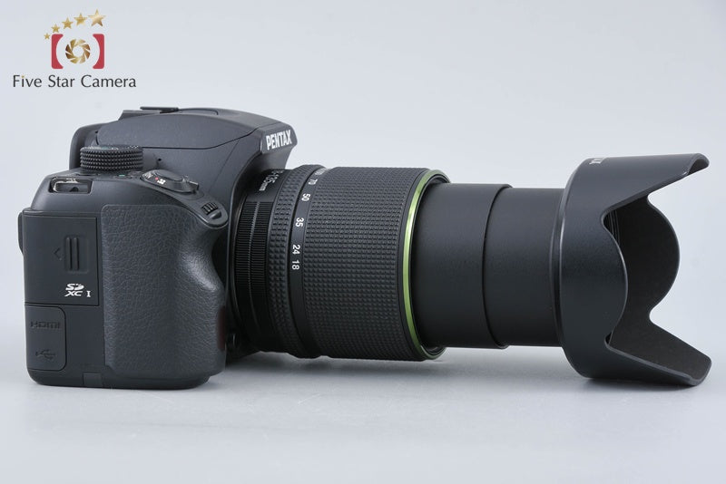 PENTAX K-70 Black 24.0 MP DSLR Camera 18-135 WR Lens