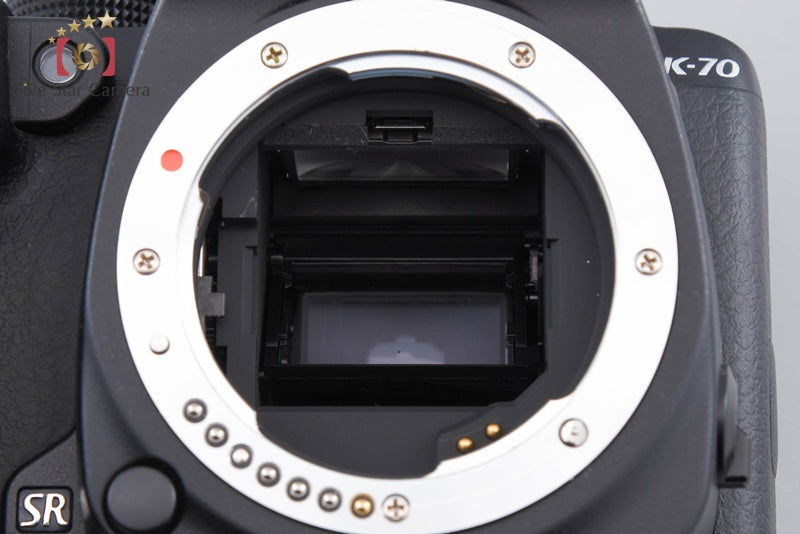 PENTAX K-70 Black 24.0 MP DSLR Camera 18-135 WR Lens
