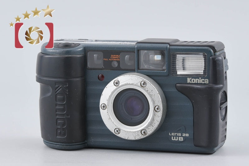 Konica Genbakantoku 28WB Blue 35mm Point & Shoot Film Camera