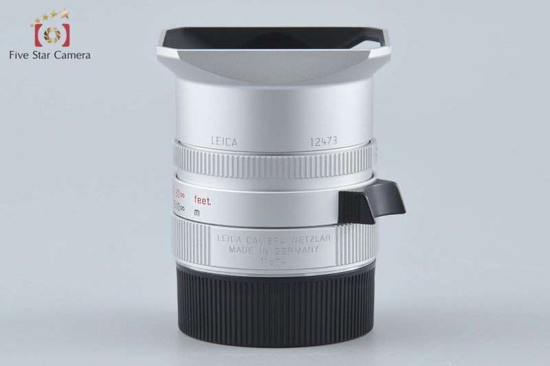 Leica SUMMICRON-M 35mm f/2 ASPH. E39 11674 Silver from Japan