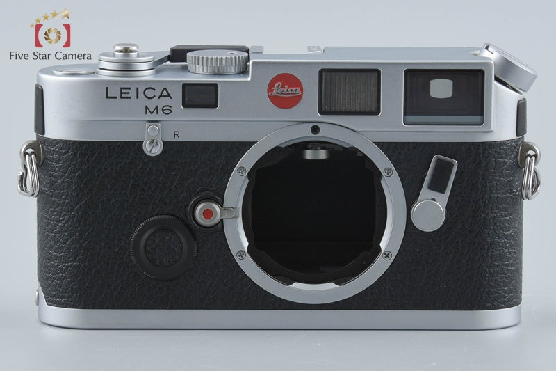 Leica M6 Chrome 35mm Rangefinder Film Camera Body