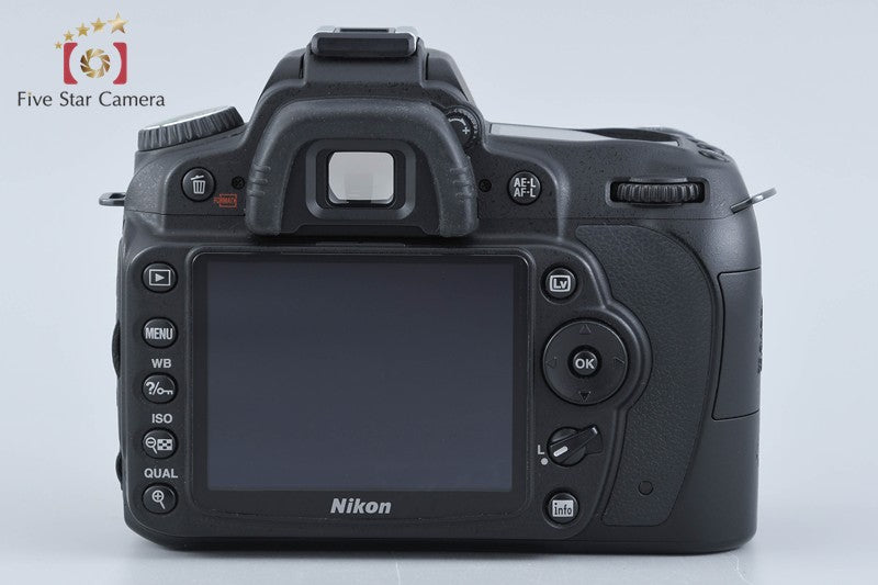 "Shutter count 801" Nikon D90 12.3 MP DSLR Camera AF-S DX 18-105 G VR Lens
