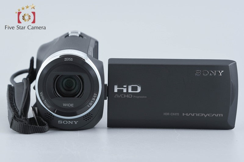 SONY HANDYCAM HDR-CX470 Black Digital Camcorder w/ Box [Japanese Language Only]