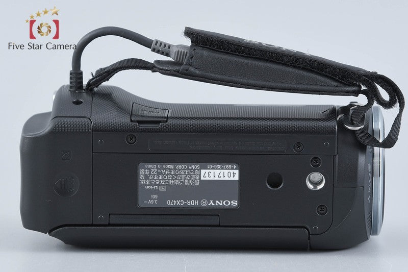 SONY HANDYCAM HDR-CX470 Black Digital Camcorder w/ Box [Japanese Language Only]