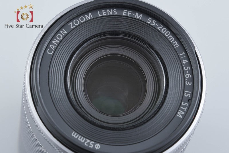 Canon EF-M 55-200mm f/4.5-6.3 IS STM Silver