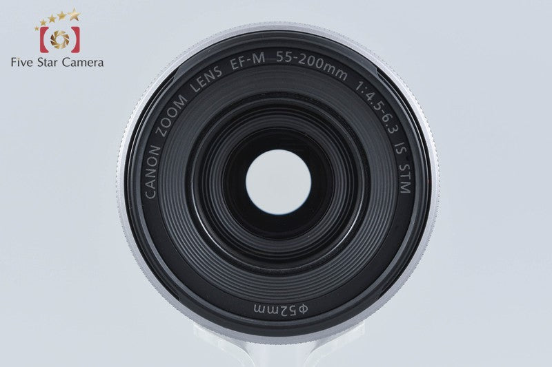 Canon EF-M 55-200mm f/4.5-6.3 IS STM Silver