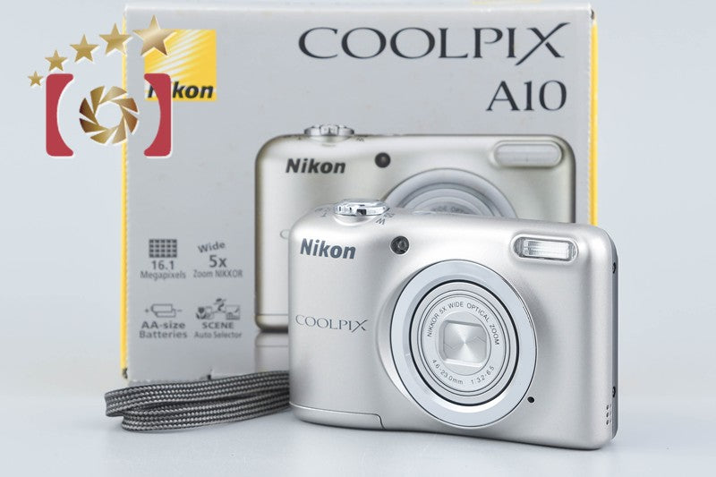 Nikon COOLPIX A10 Silver 16.2 MP Digital Camera w/ Box