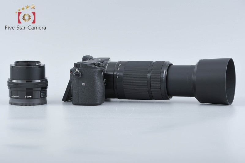 Sony α6400 ILCE-6400 Black 24.2 MP 16-50 55-210 Lenses [Japanese Language Only]