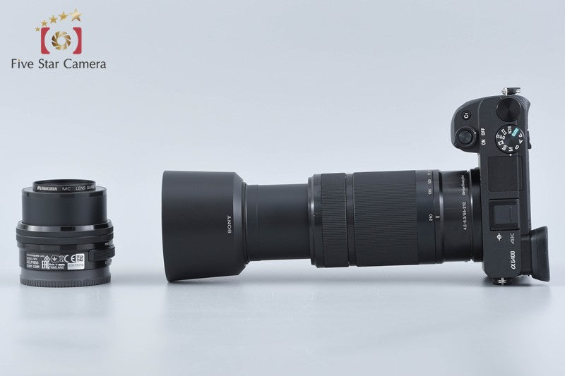 Sony α6400 ILCE-6400 Black 24.2 MP 16-50 55-210 Lenses [Japanese Language Only]