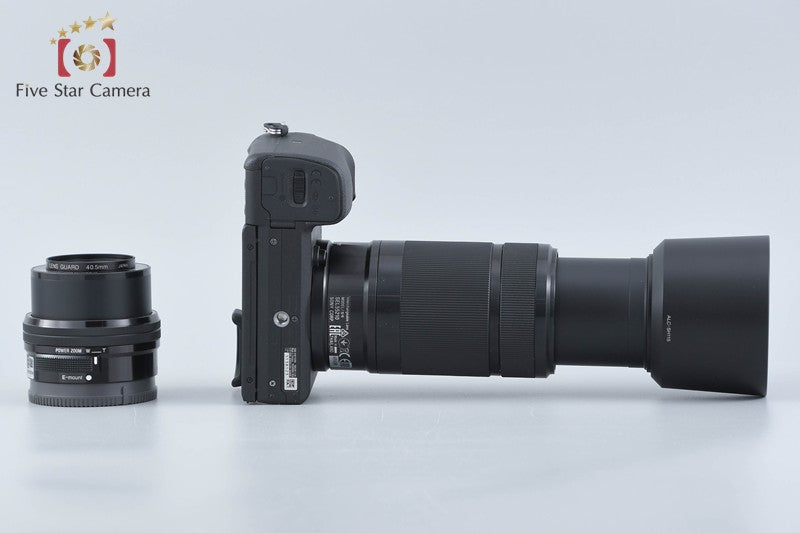 Sony α6400 ILCE-6400 Black 24.2 MP 16-50 55-210 Lenses [Japanese Language Only]