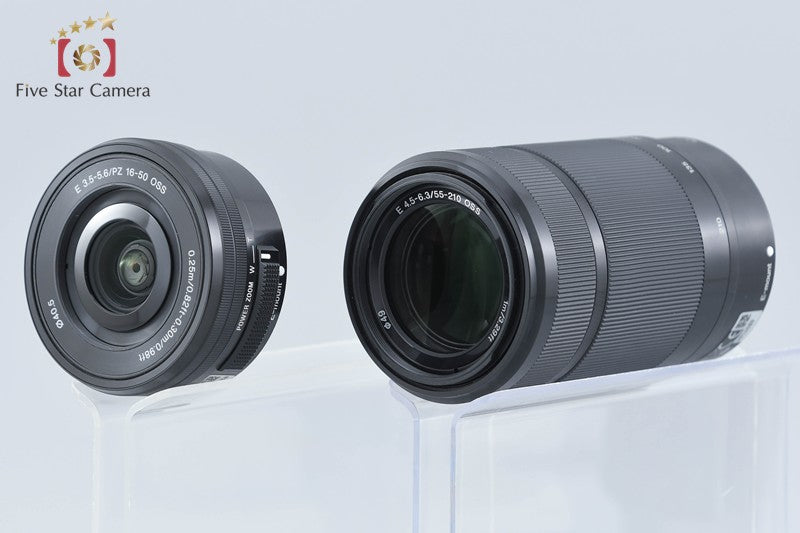 Sony α6400 ILCE-6400 Black 24.2 MP 16-50 55-210 Lenses [Japanese Language Only]